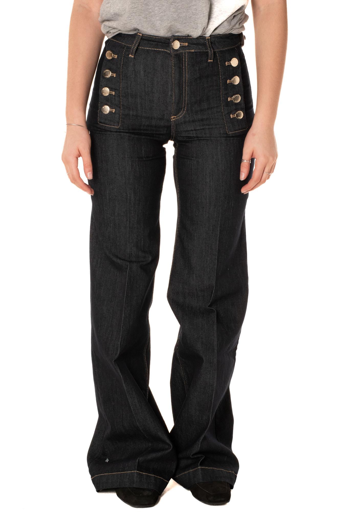 Jeans Button Donna 
