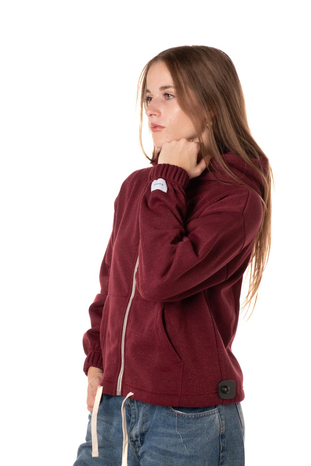 Felpa Zena Donna 24ZENA1500ROSSO SHOE