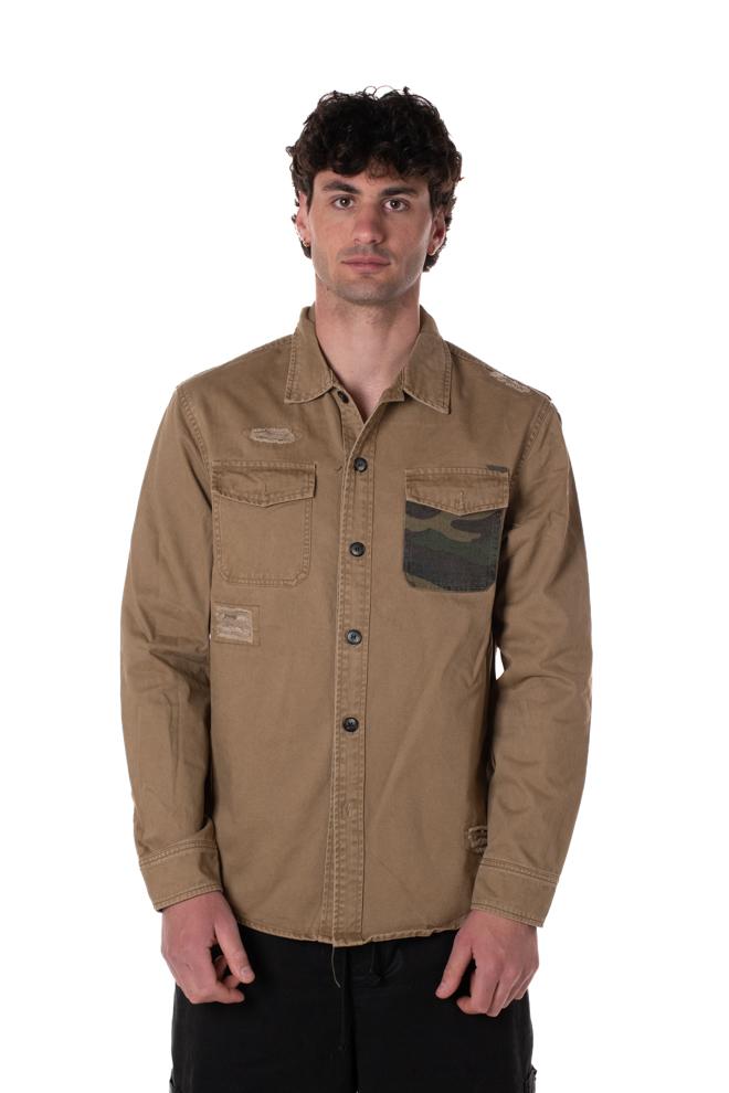 Camicia Double Uomo GL335RBEIGE GIANNI LUPO