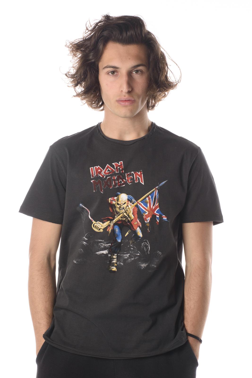 Amplified Clothing T-Shirt Iron Maiden ZAV210M80NERO AMPLIFIED CLOTHING