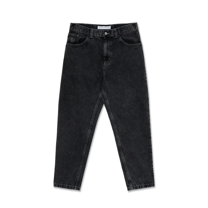 jeans '92 uomo nero slavato 