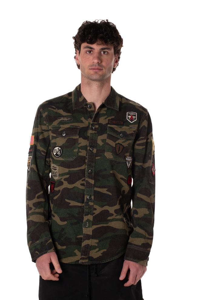 Camicia Camo Uomo GL333RMULTICOLOR GIANNI LUPO