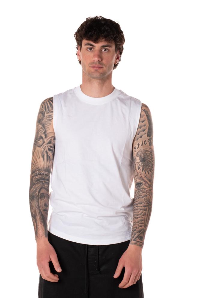 Canotta Woven Uomo J307283BIANCO CALVIN KLEIN