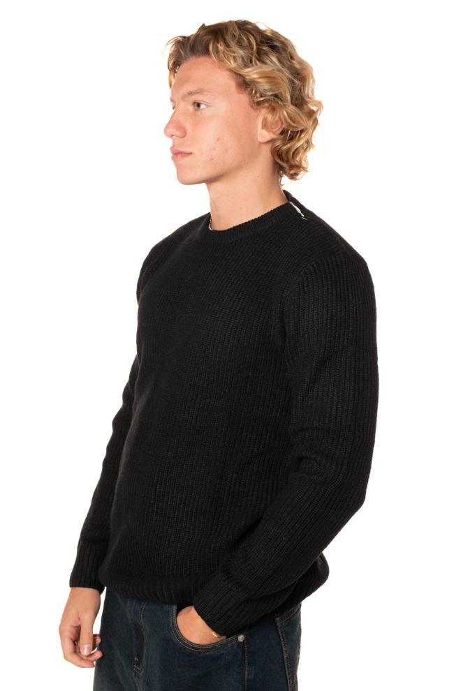 Maglione Basic Uomo MV-032NERO TELAMIRA