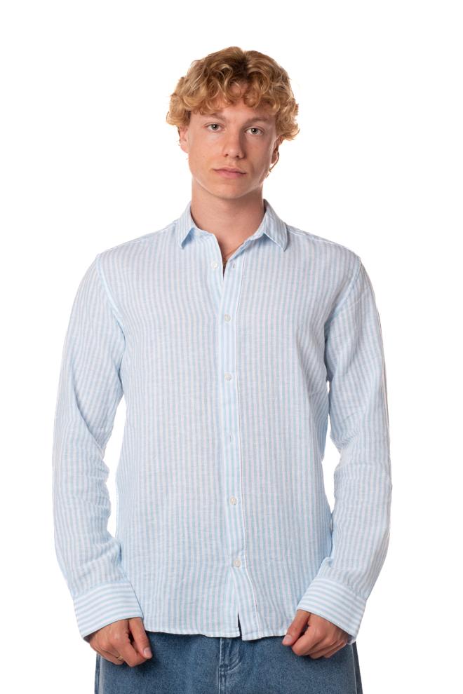 Camicia Righe Uomo 