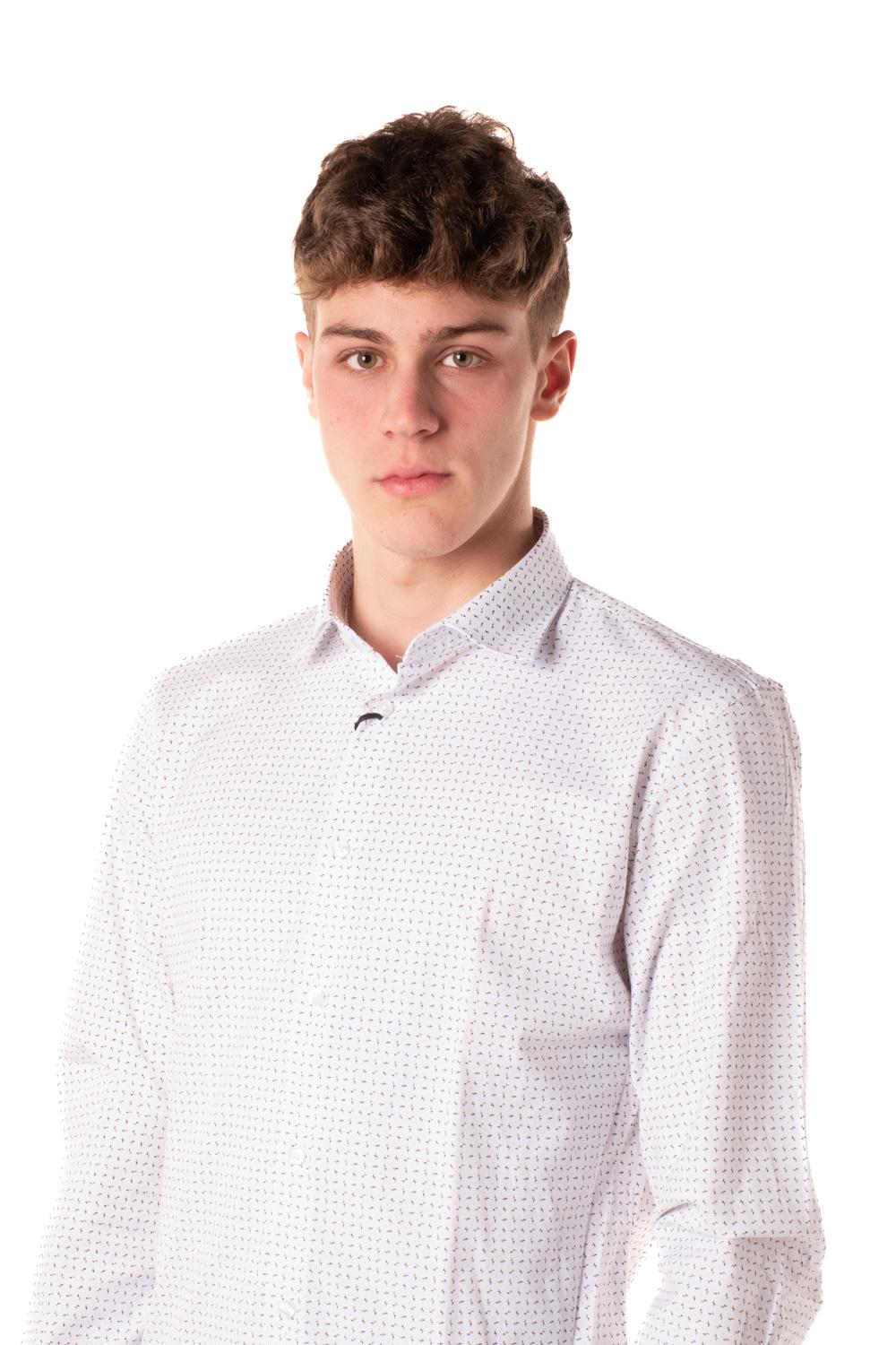 Camicia Fantasia Uomo NEW PRINT302808BIANCO TELAMIRA