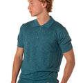 Polo Maglia Fiammata Uomo BTM07BLU TELAMIRA