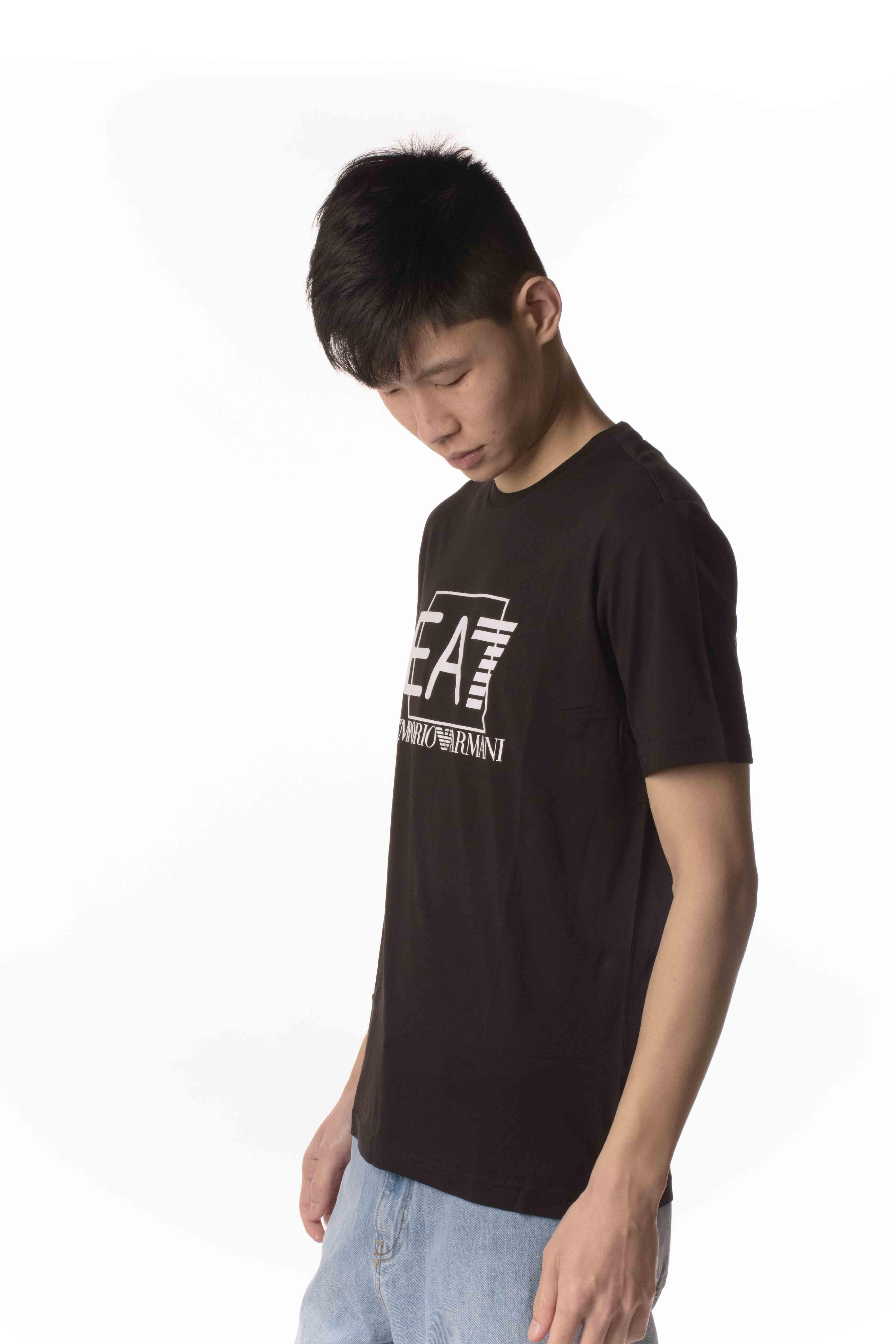 EA7 T-Shirt Maxi Logo Uomo 3RPT81NERO EA7