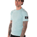 Tshirt Badge Uomo J302348CELESTE CALVIN KLEIN