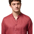 Camicia Coreana Lino Uomo 