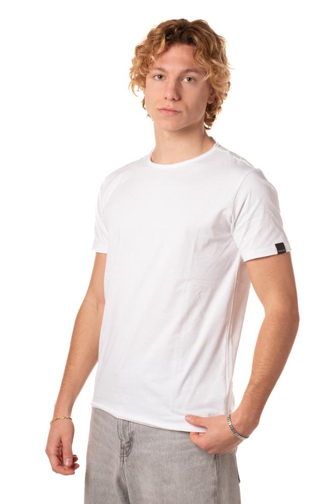 Tshirt Patch Uomo M3590A0002660BIANCO REPLAY
