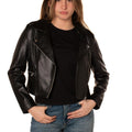 Giacca Biker Ecopelle Donna 