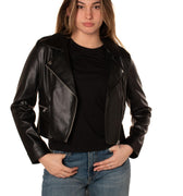 Giacca Biker Ecopelle Donna 