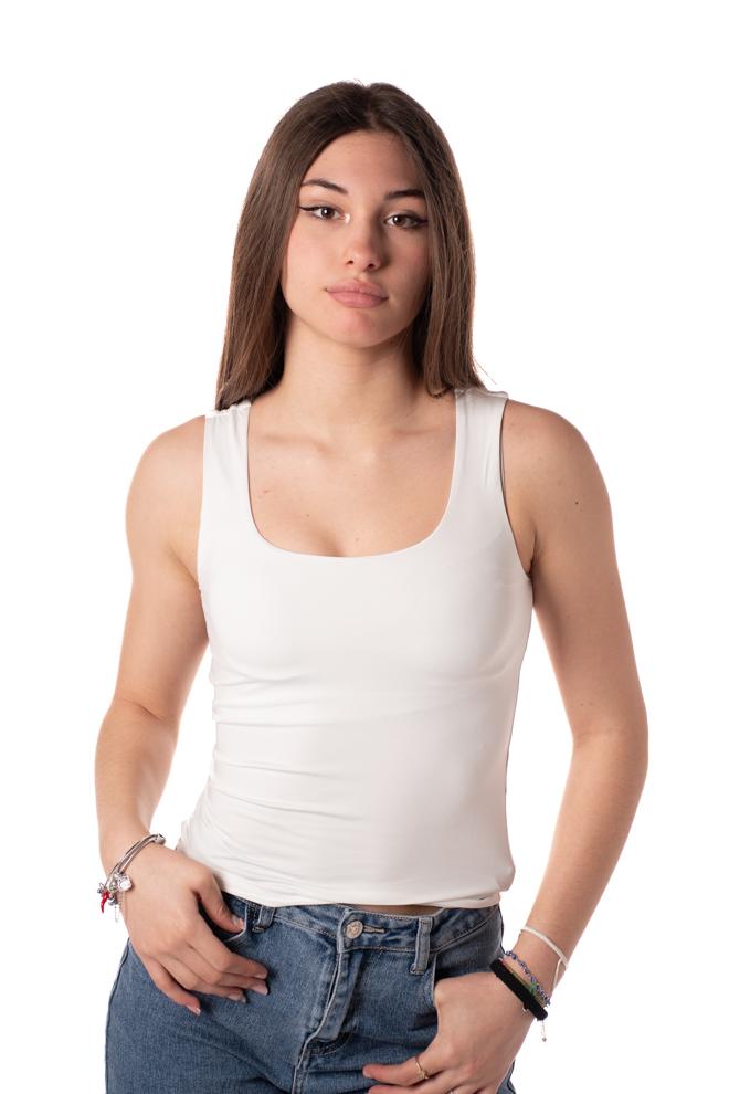 canotta jamie donna bianca 15317459BIANCO JACQUELINE DE  YONG