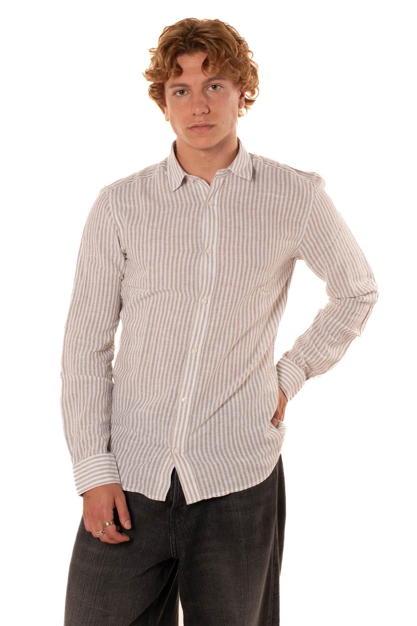 Camicia Righe Uomo 