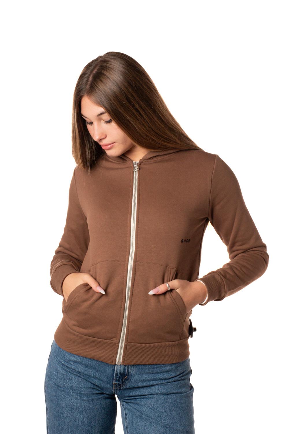 Felpa Zana10005 Donna 24ZANA10005MARRONE SHOE