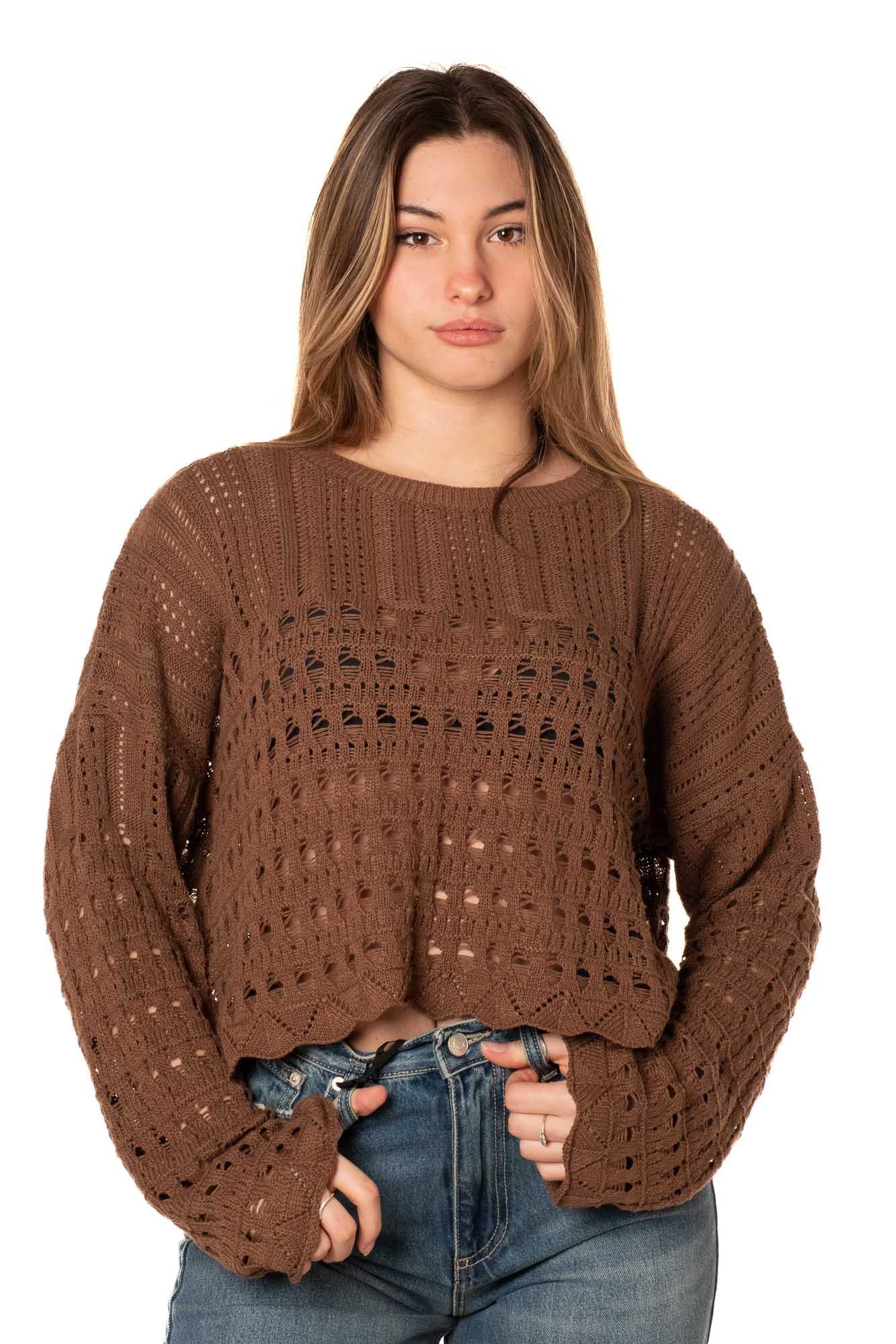 Maglia Traforata Donna 