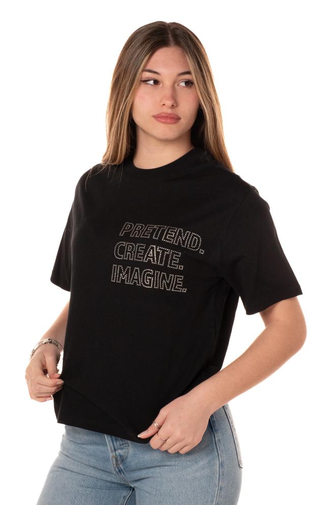 Tshirt Riri Donna 15343422NERO ONLY