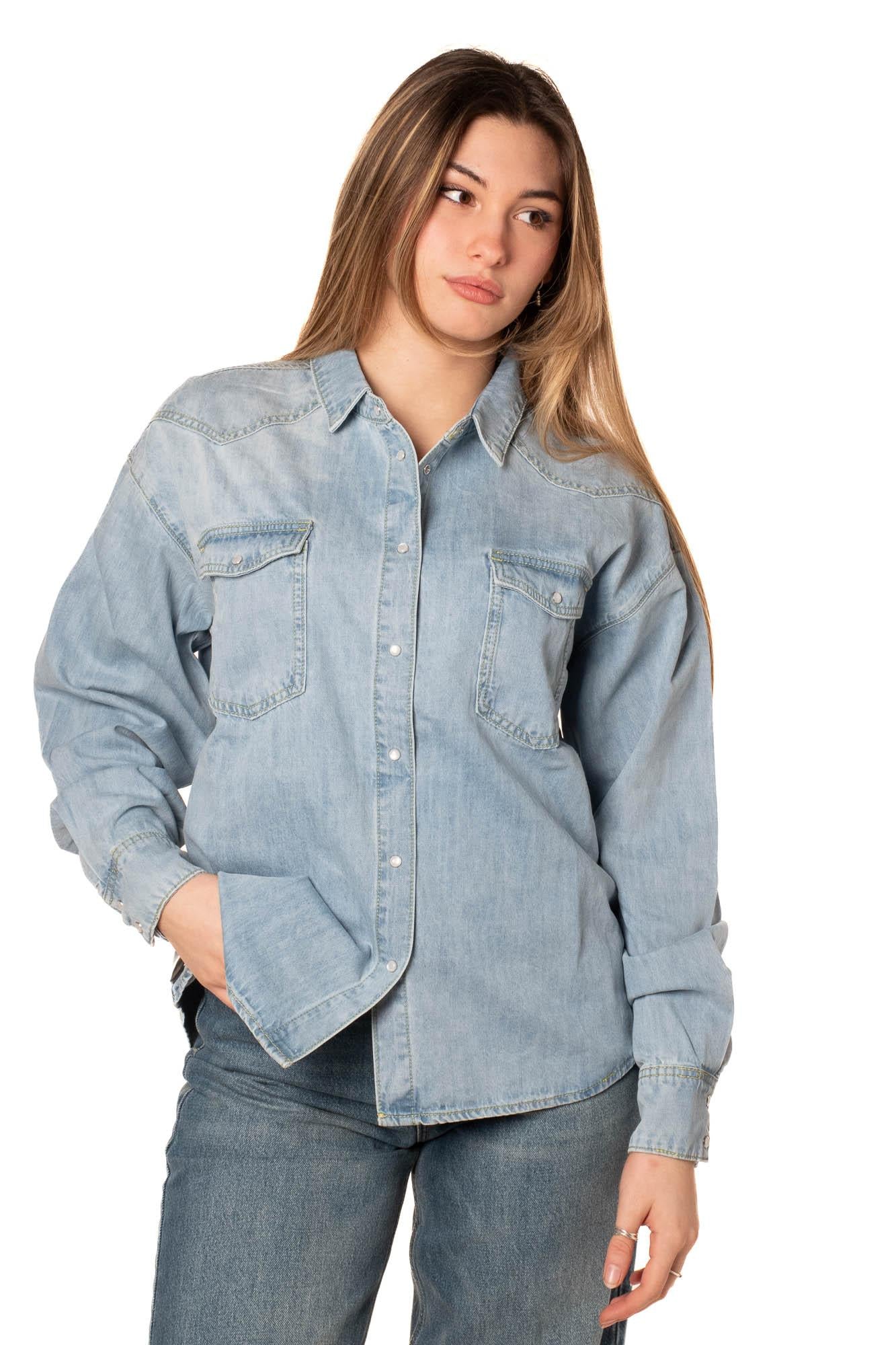 Camicia Jeans Donna 