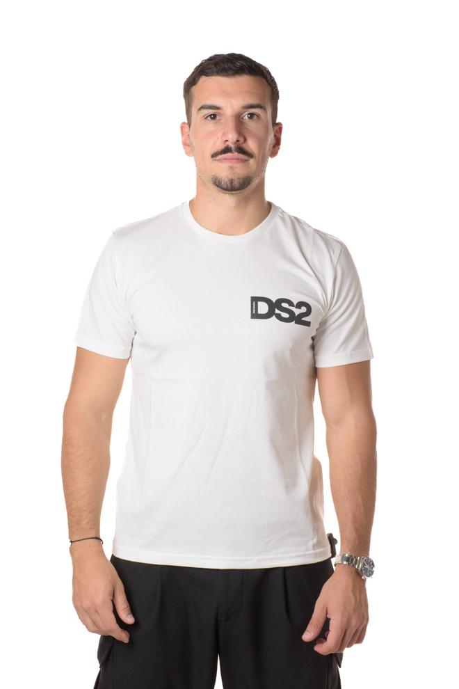 Tshirt Logo Uomo FW25225BIANCO DS2