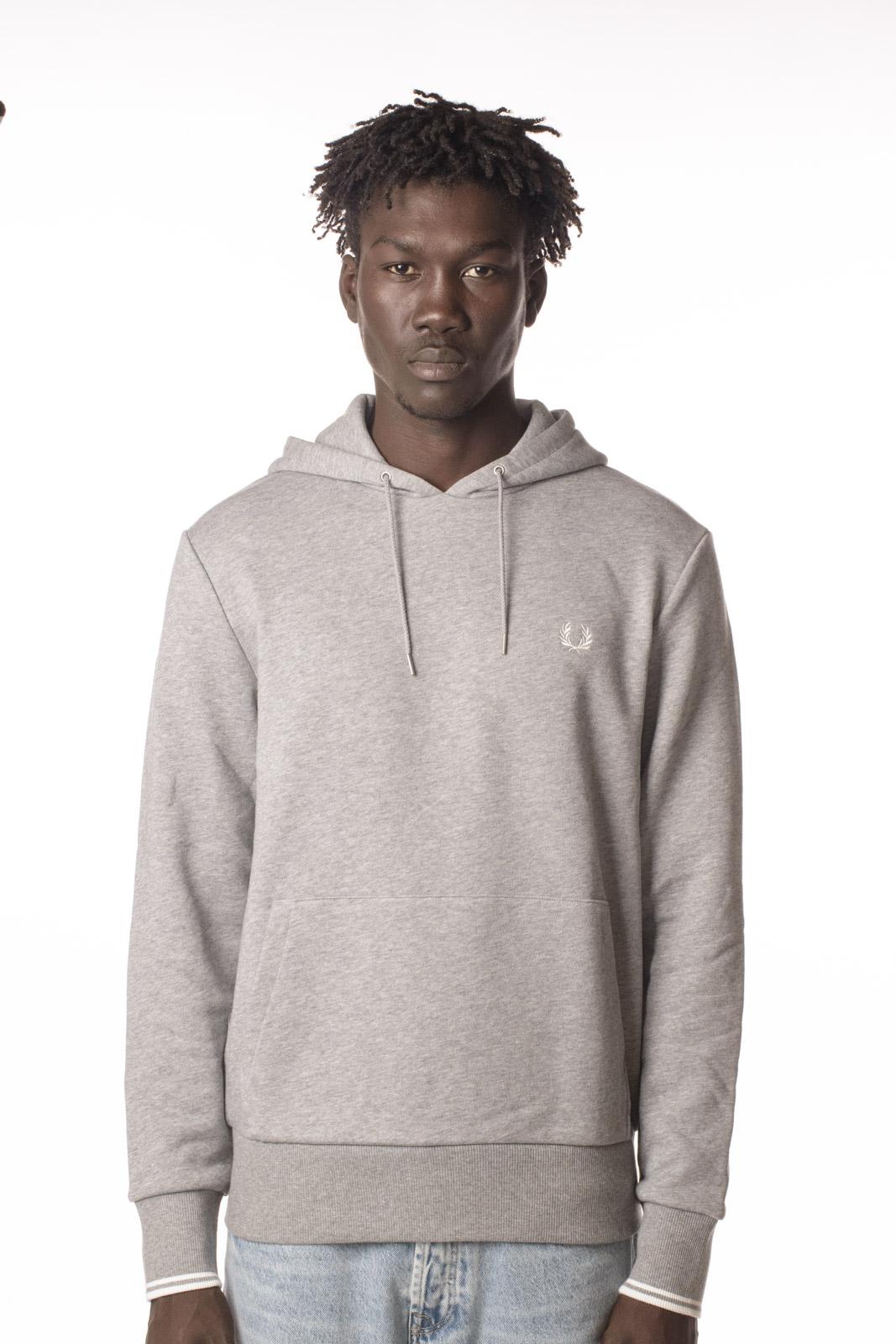 Fred Perry Felpa Tipped Hooded Uomo 