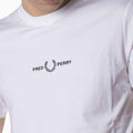 T-Shirt Con Ricamo Uomo Bianca 