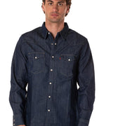 Camicia Western Denim Uomo 