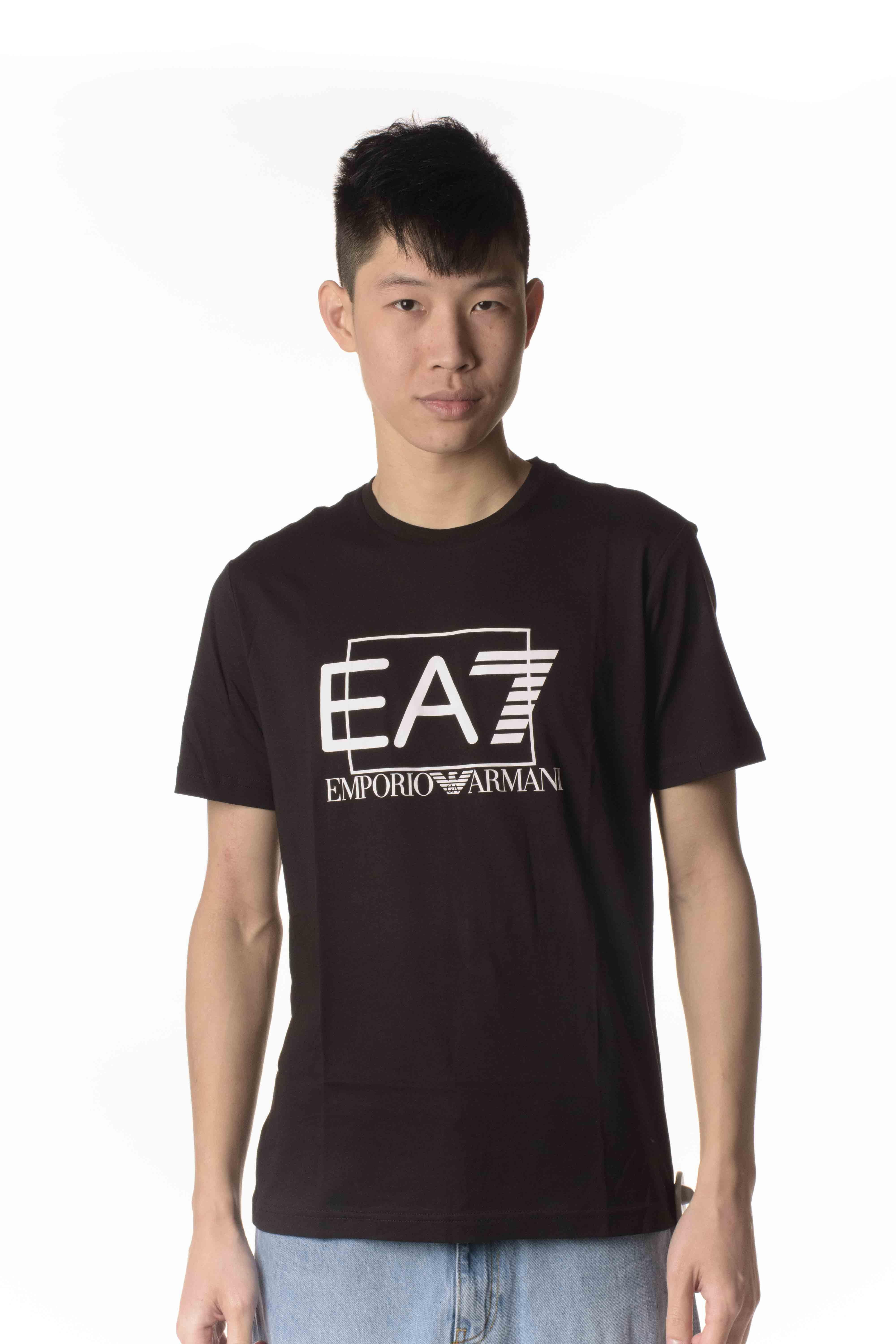 EA7 T-Shirt Maxi Logo Uomo 3RPT81NERO EA7