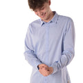 camicia uomo celeste 