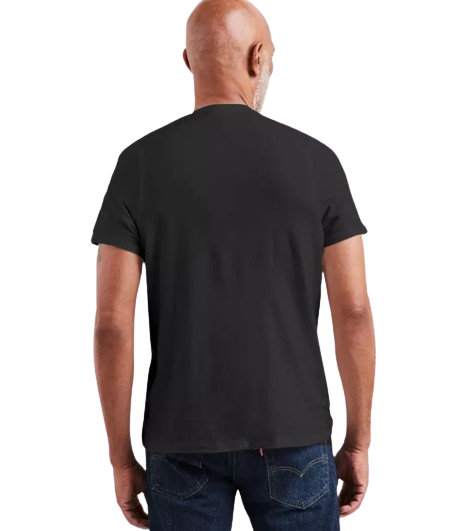 T-Shirt Scollo A V Uomo Nera 85641NERO LEVIS