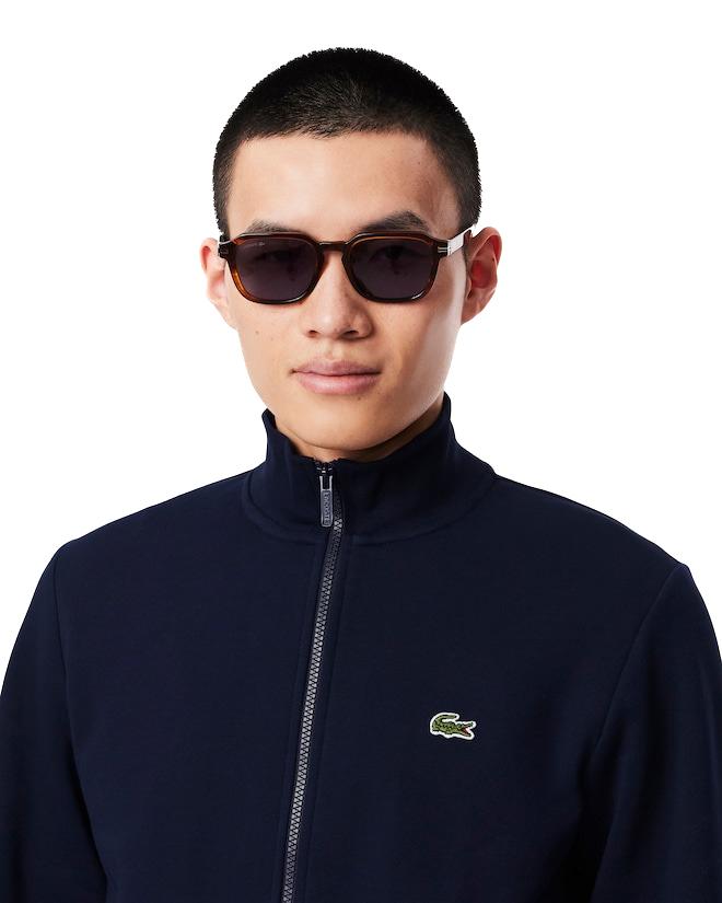 Felpa Zip Uomo SH9622BLU LACOSTE