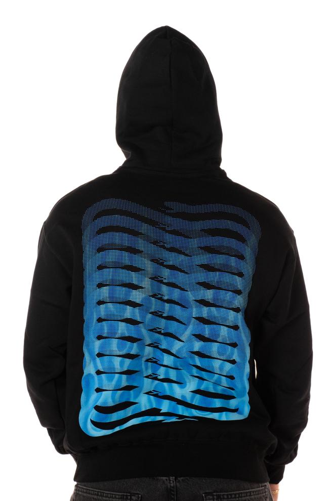 Felpa Ribs Flame Uomo 25WPRFE613NERO PROPAGANDA