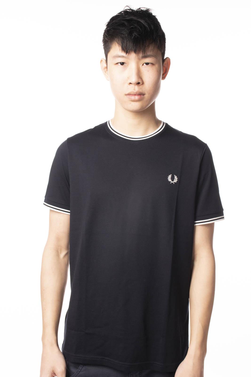 T-shirt Girocollo Uomo Blu 