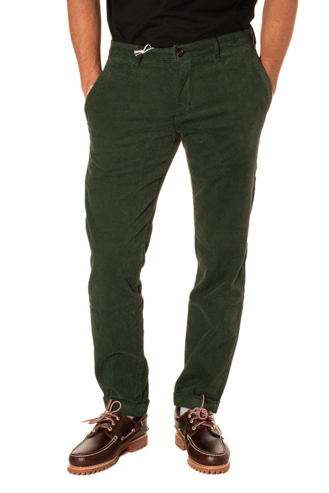 Pantalone Velluto Uomo 1056VERDE RICICLO