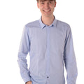 camicia uomo celeste 