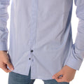 camicia uomo celeste 
