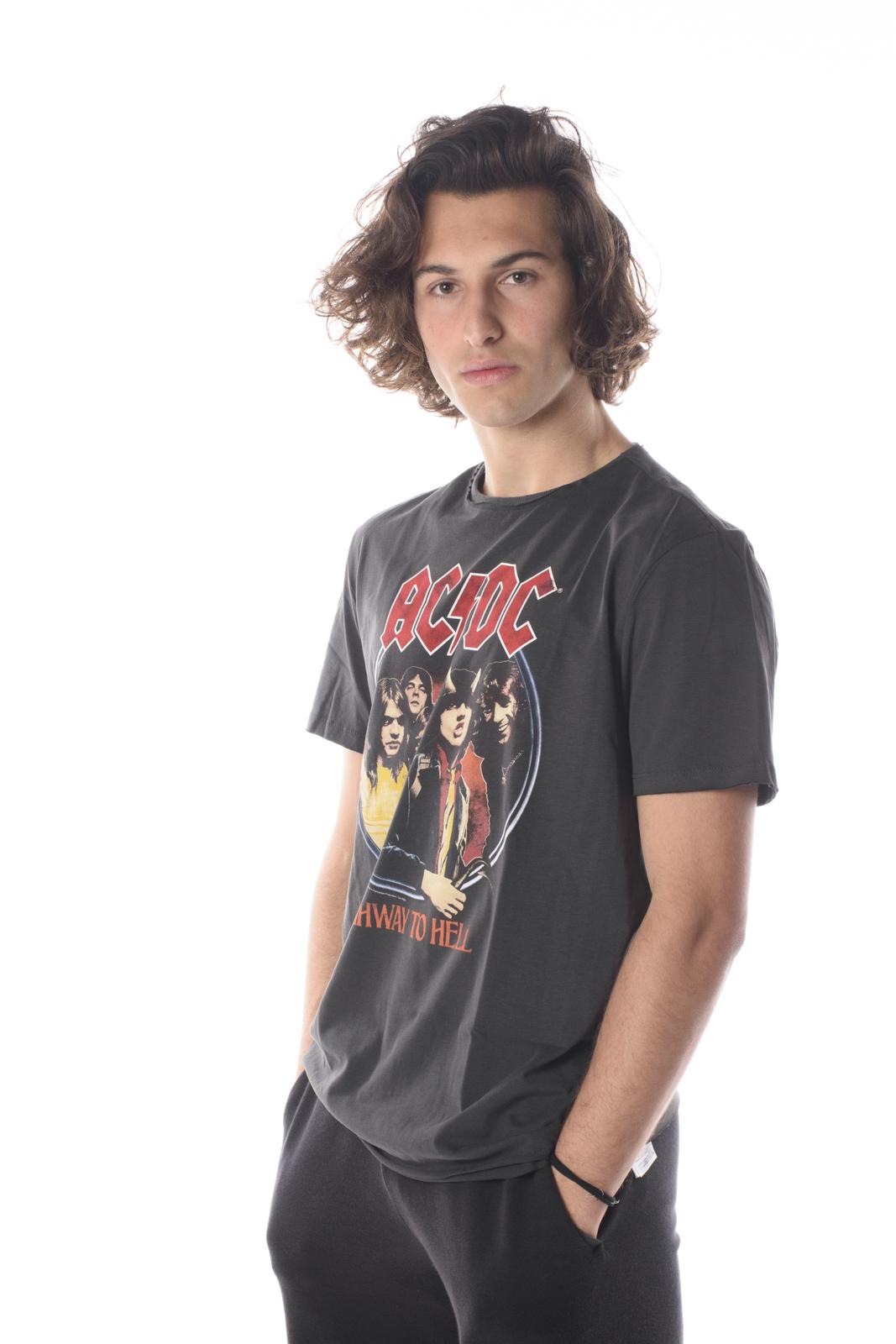 Amplified Clothing T-Shirt ACDC Uomo ZAV210AHHNERO AMPLIFIED CLOTHING