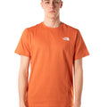 Tshirt Box Uomo NF0A87NPARANCIO THE NORTH FACE