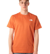 Tshirt Box Uomo NF0A87NPARANCIO THE NORTH FACE
