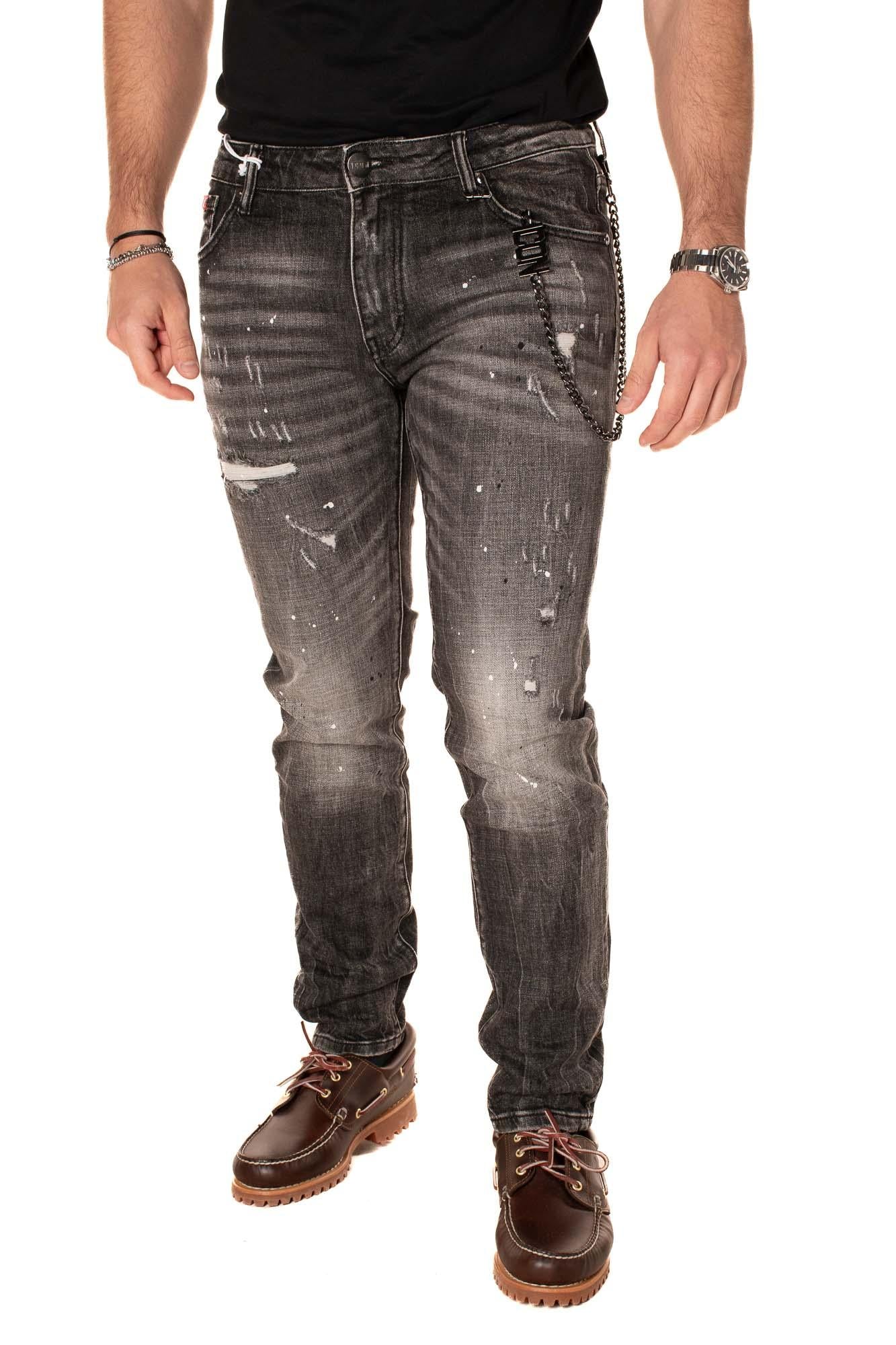 Jeans Distressed Uomo 