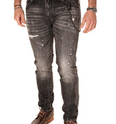 Jeans Distressed Uomo 