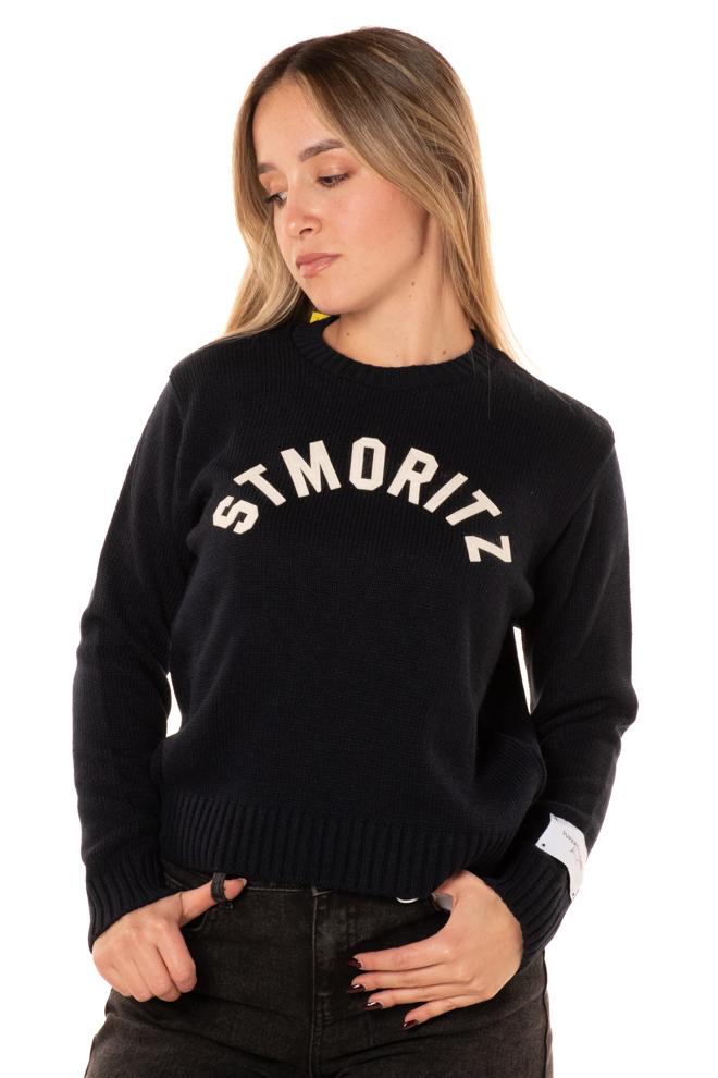 Pullover St.Moriz Donna AK5109BLU SUPERCULTURE