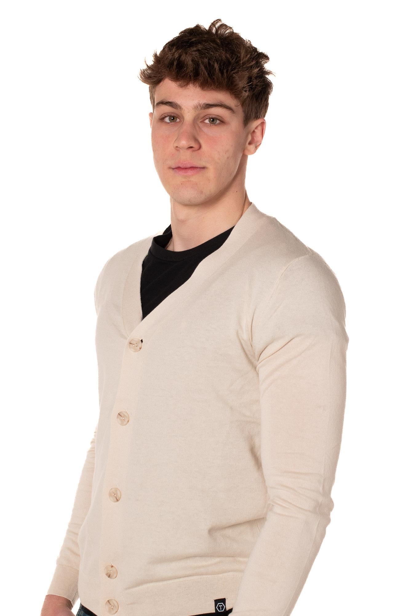 Cardigan Basic Uomo 