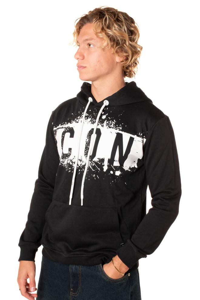 Felpa Paintlogo Uomo F012NERO ICON