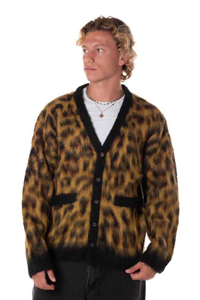 Cardigan Patron Leopard Uomo 151010025LEOPARD OBEY