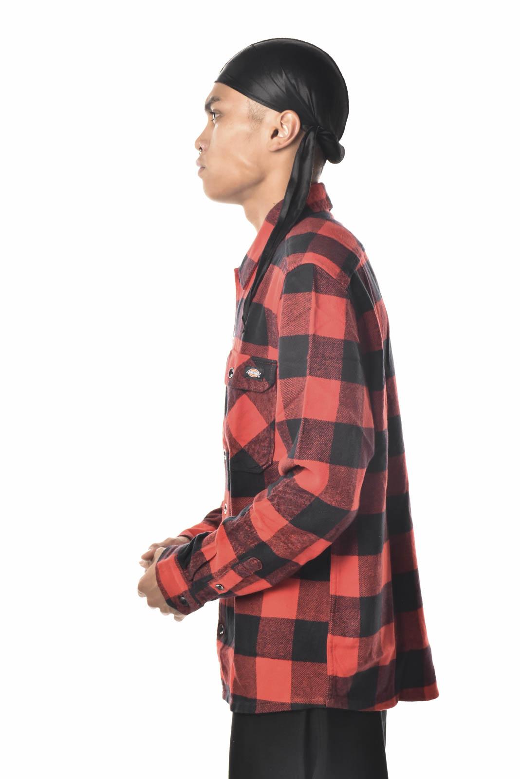 Dickies Camicia New Sacramento Uomo DZRDX1ROSSO DICKIES