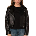 Giacca Biker Ecopelle Donna 