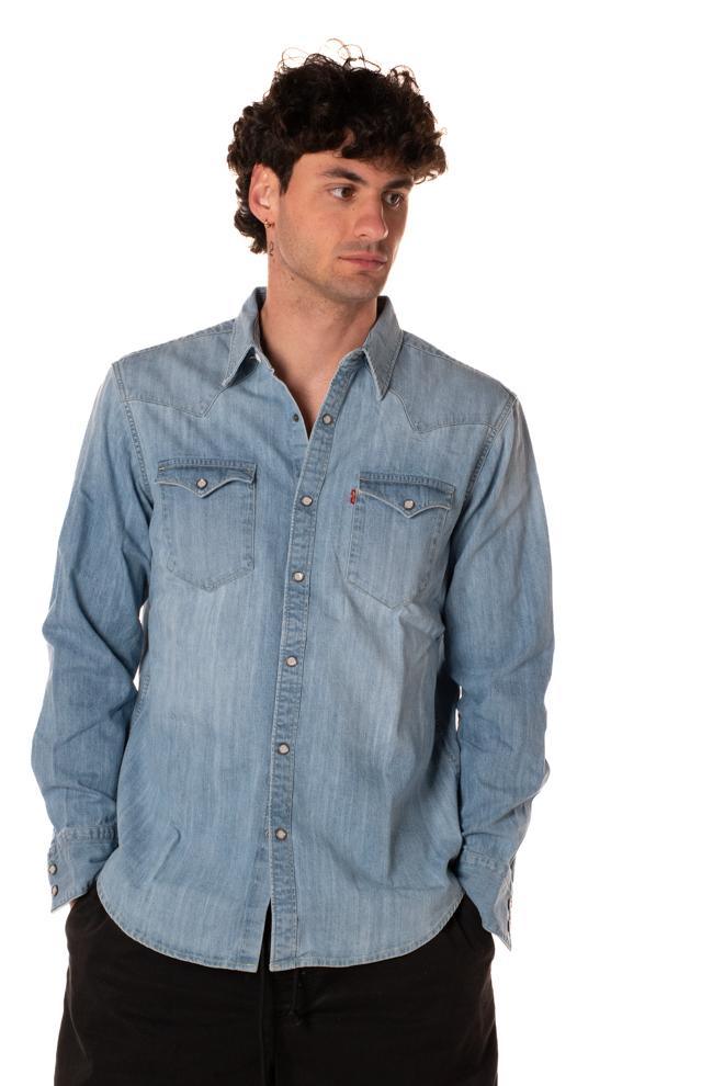 Camicia Western Denim Uomo 85744-0047CELESTE LEVIS