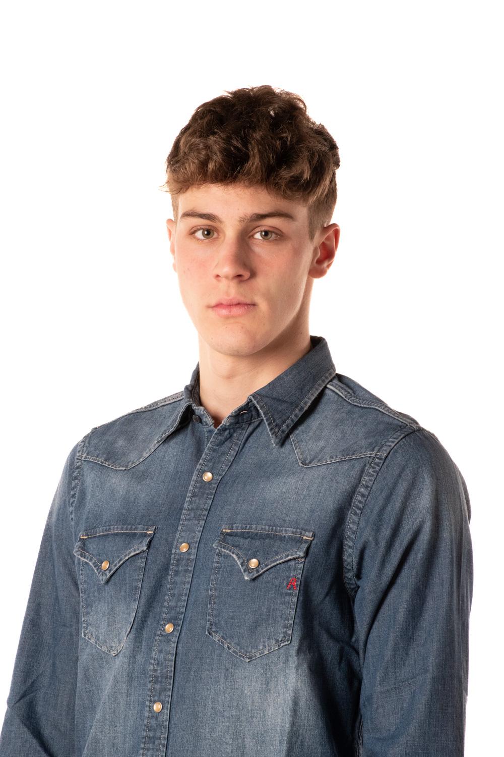 Camicia Jeans Replay M4023C00026CBLU REPLAY