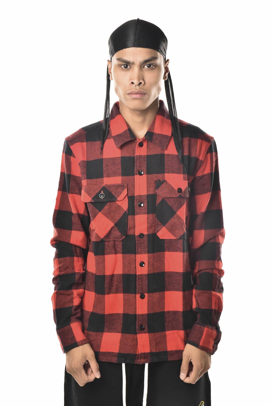 Dickies Camicia New Sacramento Uomo DZRDX1ROSSO DICKIES